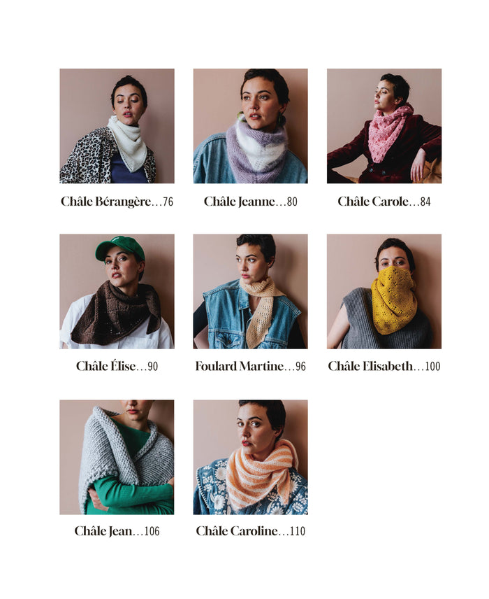Mes châles à tricoter