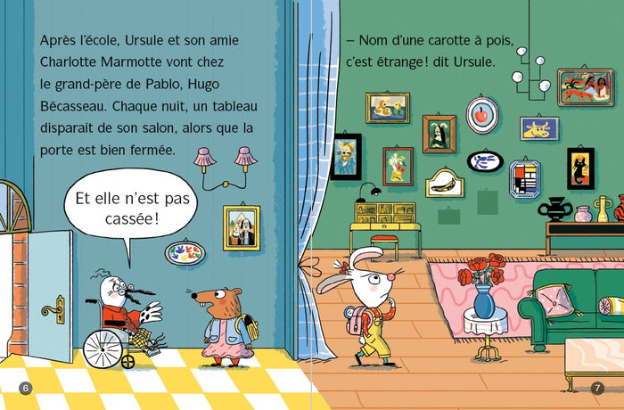 Ursule Lapine, détective au CP : Les tableaux de Pablo