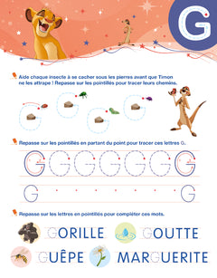 Mon cahier effaçable - J'écris les lettres majuscules