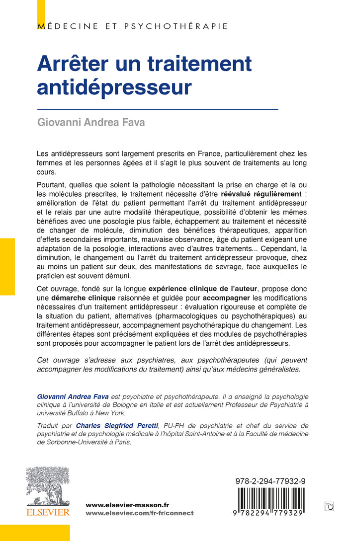 Arrêter un traitement antidépresseur