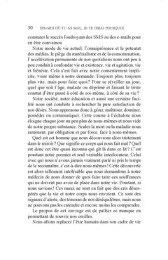 Dis-moi quand tu as mal, je te dirai pourquoi