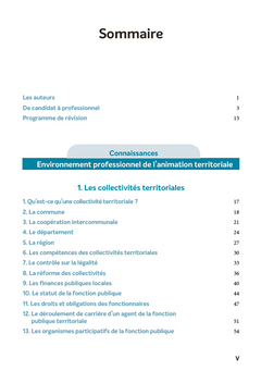 Concours Animateur territorial, animateur principal - 2025-2026