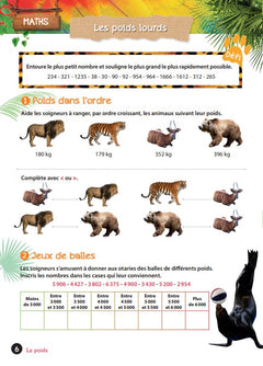 Cahier de vacances UNE SAISON AU ZOO CE2-CM1