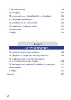 Les collectivités territoriales en fiches et QCM - 2025