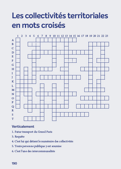 Les collectivités territoriales en fiches et QCM - 2025