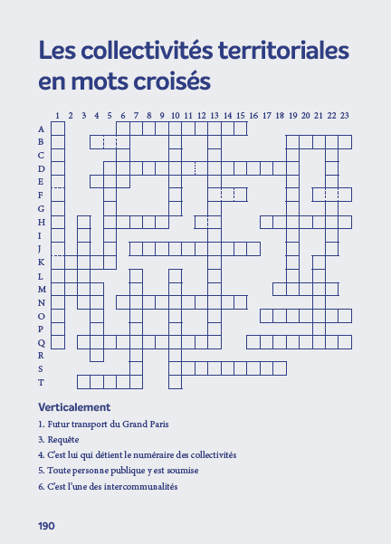 Les collectivités territoriales en fiches et QCM - 2025