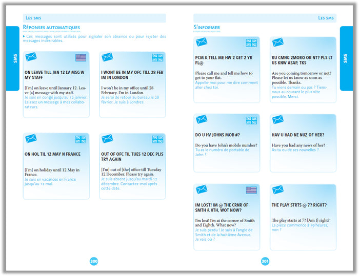 400 courriers en anglais