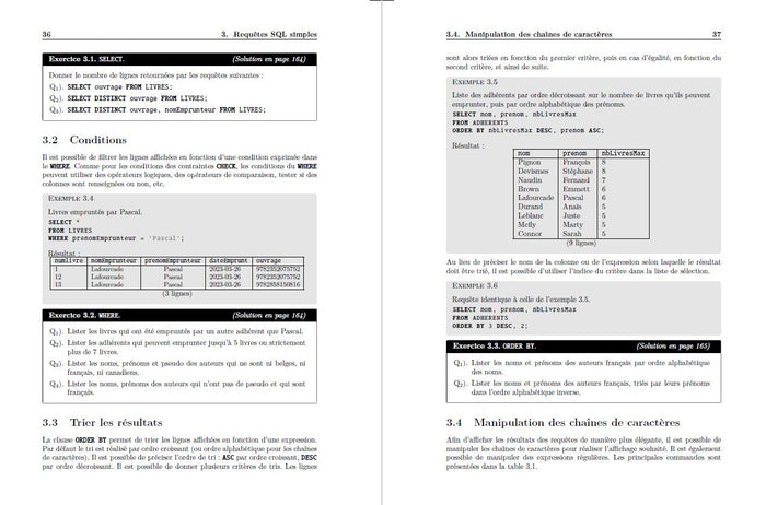 Bases de données - Informatique BUT 1re année et L1