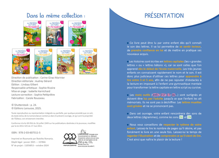 Mes premières lectures spécial maternelle - Niveau 2 - Boucle d'or