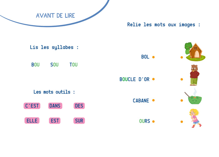 Mes premières lectures spécial maternelle - Niveau 2 - Boucle d'or