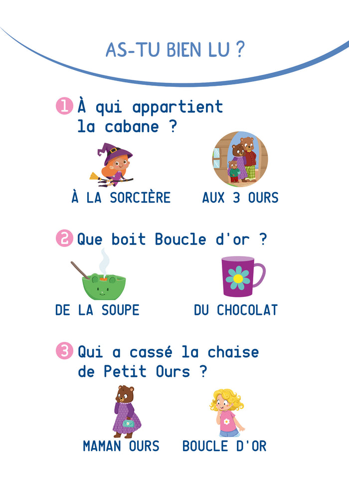 Mes premières lectures spécial maternelle - Niveau 2 - Boucle d'or