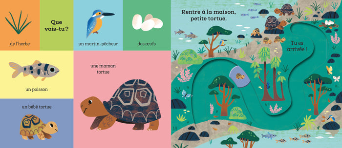 Suis le chemin petit panda