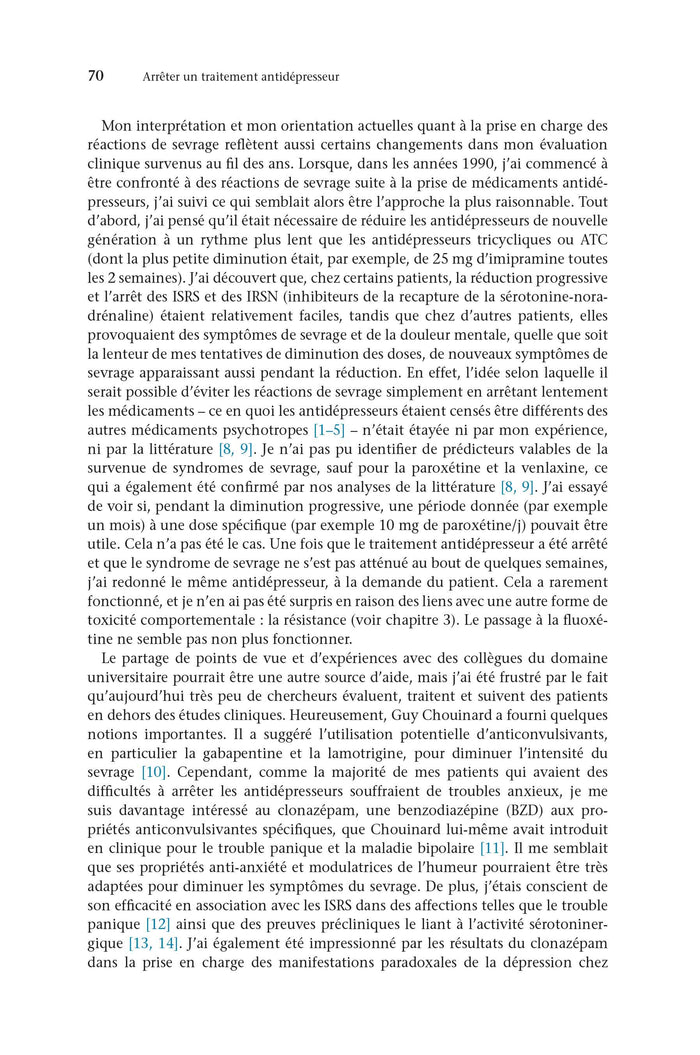 Arrêter un traitement antidépresseur