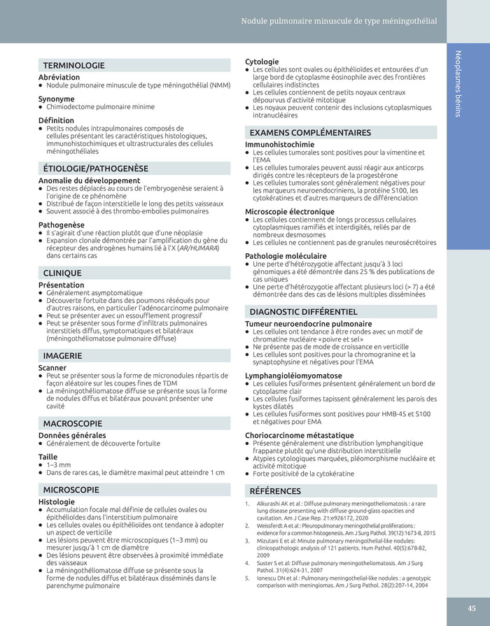 Diagnostic en pathologie thoracique