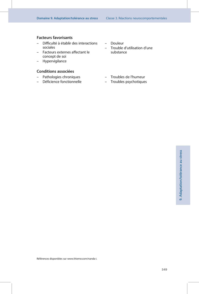Diagnostics infirmiers 2024-2026