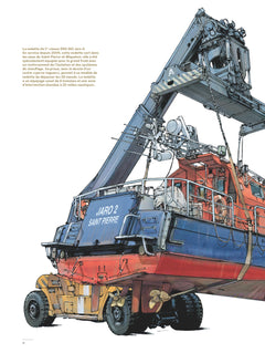 A bord des bateaux de sauvetage