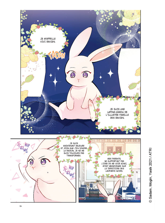 Demoiselle lapine et le grand méchant léopard T01