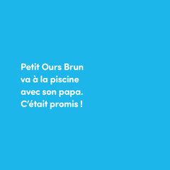 Petit Ours Brun à la piscine