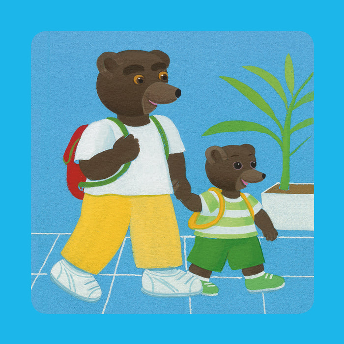 Petit Ours Brun à la piscine