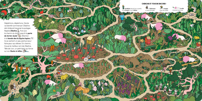 Cherche et touche à l'école chocolat !