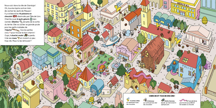 Cherche et touche à l'école chocolat !