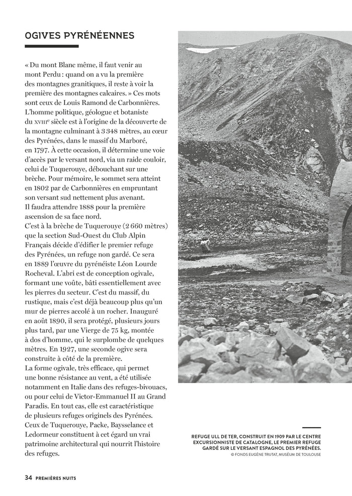 une histoire des refuges de montagne