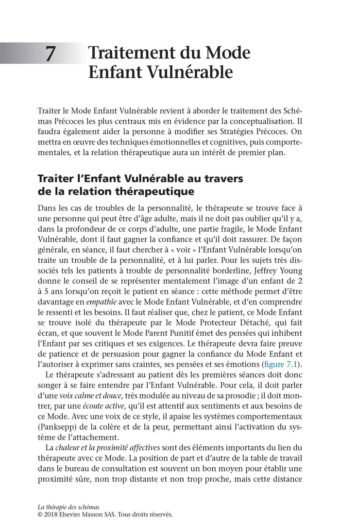 La thérapie des schémas