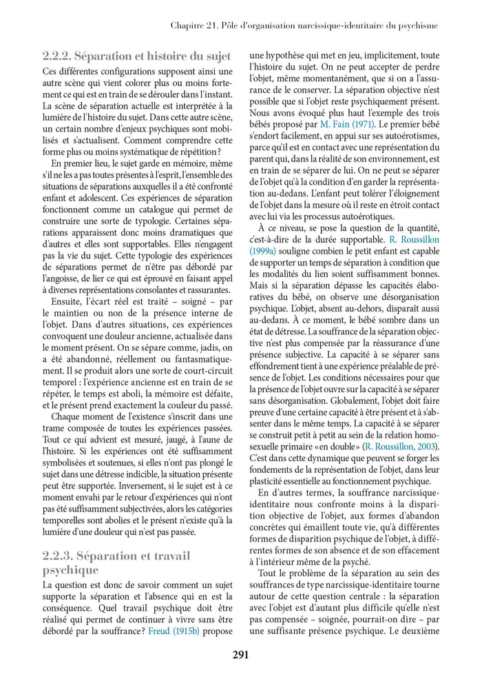 Manuel de psychologie et de psychopathologie clinique générale