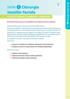 ECOS Chirurgie maxillo-faciale