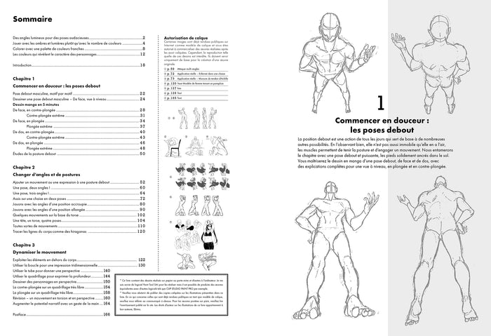 Dessiner ses personnages de manga Mouvements et postures