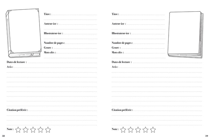 Mon carnet de lecture