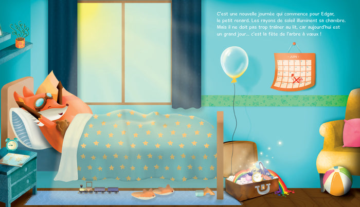 En route pour l'arbre à voeux