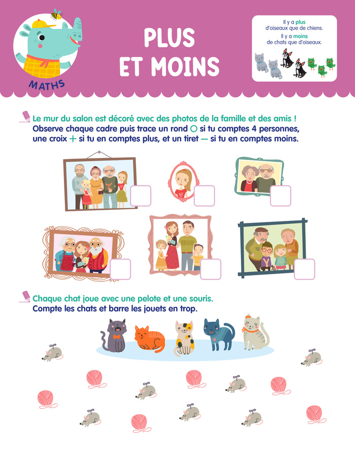 Toute ma maternelle - Mon cahier effaçable - Ma grande section