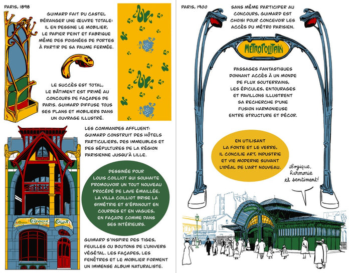 Grands architectes - les bios graphiques