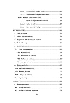 Facteurs influençant le transfert des apprentissages