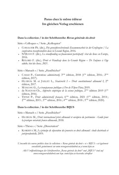 La protection des droits fondamentaux en France - Tome II