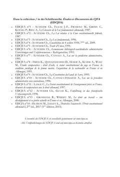 La protection des droits fondamentaux en France - Tome II