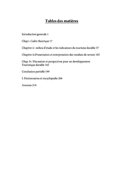 Activités touristiques et indicateurs du tourisme durable à Muanda/RDC