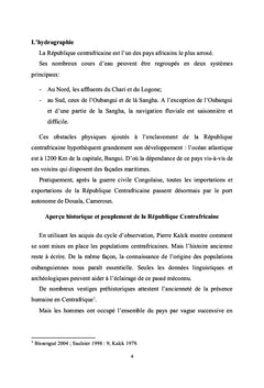CENTRAFRIQUE : PAIX, DEMOCRATIE ET CITOYENNETE