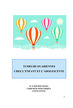 Tumeurs ovariennes chez l'enfant et l'adolescente
