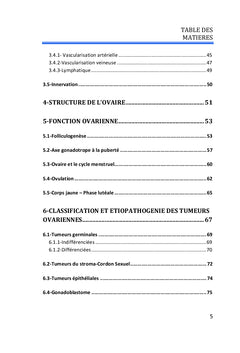 Tumeurs ovariennes chez l'enfant et l'adolescente