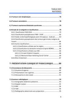 Tumeurs ovariennes chez l'enfant et l'adolescente