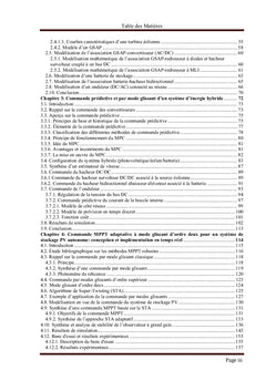 Contribution à la commande de systèmes d'énergies renouvelables