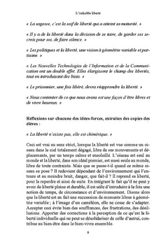 L'indicible liberté