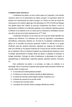 Amélioration des plantes
