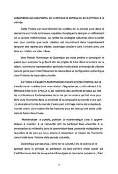 QU'EST-CE QUE LA POESIE D'EQUATIONS MATHEMATIQUES