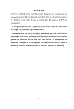 L'essentiel du management