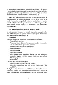 La maladie de la surface oculaire chez le glaucomateux