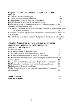 Mise en oeuvre des objectifs de développement durable en Algérie