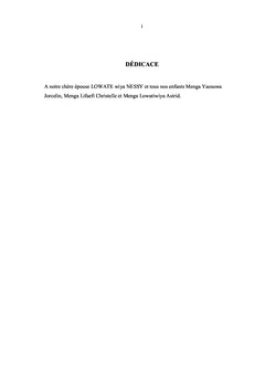 Impact environnemental et social des activités Minières en ITURI/RDC